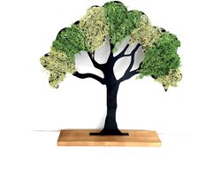 levensboom op voet 30 cm hoog - Decoratie - beeld - interieurdecoratie - boom - groen - cadeau - geschenk - voor binnen - Valentijn - Verjaardag - Kerst - Nieuwjaar - Vaderdag - Moederdag - natuur - bos