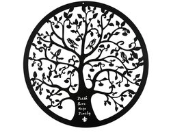 Levensboom Wanddecoratie - Hoogwaardig IJzer - Binnen en Buiten