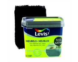 Levis Meubels Verf - Satin - Black Touch - 0.75L