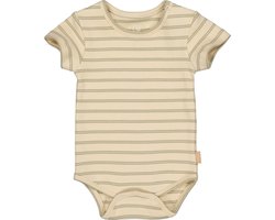 Levv newborn baby jongens romper Fred aop Olive Stripe