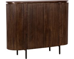 Lewis & Loft Dressoir Lena – Met 2 deuren – FSC®-gecertificeerd mangohout – Walnoot bruin