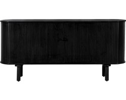 Lewis & Loft Dressoir Livia - FSC® mangohout - 160 cm - Zwart