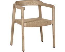 Lewis & Loft Eetkamerstoel Lemi - Rotan - FSC®-gecertificeerd mangohout - Naturel