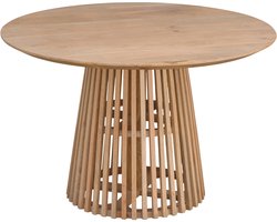 Lewis & Loft Eettafel Levi – FSC®-gecertificeerd mangohout – Rond – Ø 120 cm – Naturel