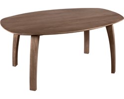 Lewis & Loft Eettafel Luna - FSC® gecertificeerd mangohout - Deens ovaal - 160 x 100 cm - Bruin