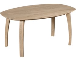 Lewis & Loft Eettafel Luna - FSC® gecertificeerd mangohout - Deens ovaal - 160 x 100 cm - Naturel