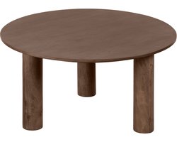 Lewis & Loft Salontafel Lian - FSC® Mangohout - Rond ⌀70 cm - Bruin