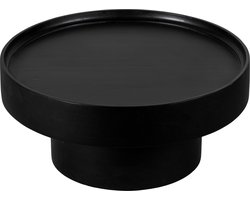 Lewis & Loft Salontafel Luus - FSC® mangohout – Rond ⌀80– Zwart