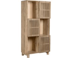 Lewis & Loft Wandkast Lucille - FSC®-gecertificeerd mangohout - Bruin