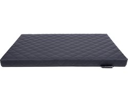 Lex & Max Benchmatras Eco Leather Zwart 105 x 70 cm - Hond