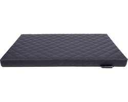 Lex & Max Benchmatras Eco Leather Zwart 75 x 47 cm - Hond