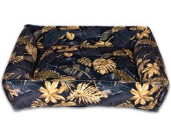 Lex & Max Dubai - Hondenmand - 100x80cm - Zwart/Goud