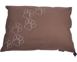 Lex & Max Hondenkussen Happy Feet Taupe - 100 x 70cm