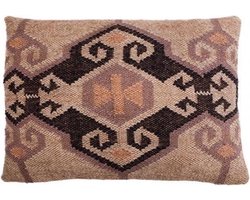 Lex & Max Hondenkussen Kelim Crown 100 X 70 Cm Bruin