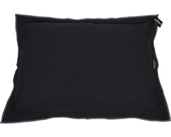 Lex & Max hondenkussen Rectangle Raw Uni Black 100 cm - Hond
