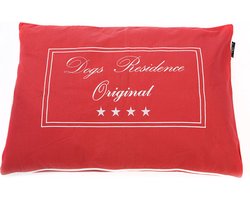 Lex & Max Hondenkussen Residence Rood - 100 x 70cm
