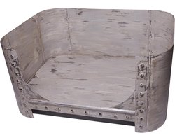 Lex & Max Industrial - Hondendivan - 90X65cm - Grijs