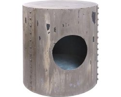 Lex & Max Industrial - Kattenton met kussen - 45x50cm - Grijs