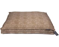 Lex & Max Prince - hondenkussen - Boxbed - Chocolate - 90x65cm
