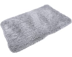 Lex & Max Shaggy - Benchmat - 63x55cm - Grijs