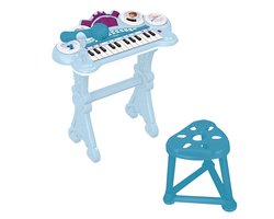Lexibook - Disney Frozen - Keyboard met Stoel & Mic – 24 Lichttoetsen