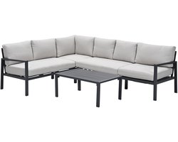 Lexington loungeset - links - carbon black - desert sand