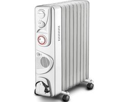 Lexium Olieradiator met Thermostaat - Elektrische kachel - Oliegevulde radiator - Olieradiator elektrisch - Olie radiator