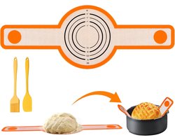Lexium Zuurdesem starter set - Broodbakaccessoires Zuurdesemglas - Fermenteren - Rijsmand voor Broodbakken Set - Rijsmandje Rond