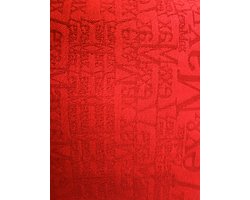 Lex&Max Kussen Bench Chic 60X45Cm Rood