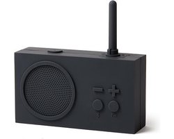 Lexon Badkamer Radio Tykho3 Bluetooth Donkergrijs