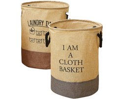 Lexorion 0065 - Wasmanden - Opvouwbare Wasmanden Set van 2 - 40cm * 50cm