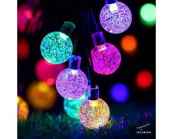 Lexorion Sfeer - Solar Lichtsnoer - Buitenverlichting - Solar Tuinverlichting - RGB - 100 LED - 12.5 meter - Buiten op Zonne Energie - Sfeerverlichting - IP65 Weerbestendig - Lichtslinger - LED Lampjes Slinger