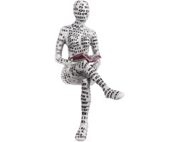 Lezende Vrouw Figuur - In Denker Stijl - Decoratie voor Boekenplank, Bureau, Kantoor en Slaapkamer