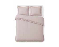 L&G - %100 Katoen Dekbedovertrekset - Tweepersoons - 1 x 200x200 cm dekbedovertrek + 2 x kussenslopen 60x70 cm - Beddengoedset - Bedovertrek - Milagros Ren Charm