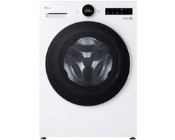 LG F4WX809Y wasmachine 9 kg met AI DD voor betere stofverzorging, TurboWash voor snel en grondig wassen in ca. 39 min, Steam verwijdert allergenen en bacteriën, ThinQ slimme bediening en stille, duurzame Direct Drive. Energieklasse A