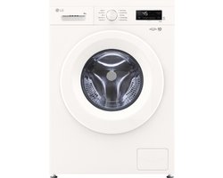 LG F4X1008NWH wasmachine 8 kg met Direct Drive motor voor stille, duurzame prestaties. Spa Steam™ voor hygiënisch wassen. ThinQ slimme bediening. Energie‑label A. Compact design voor dagelijks gemak