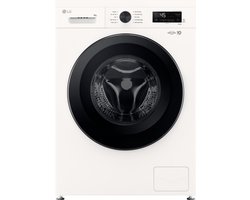LG F4X1009NWK wasmachine 9 kg met Inverter Direct Drive voor stiller, duurzamer wassen - Spa Steam™ verwijdert allergenen en verzorgt stoffen - 6 Motion voor optimale bewegingen - Energieklasse A.