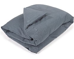 Libeco Linnen Dekbedovertrek - Madison - Navy - 200x200cm