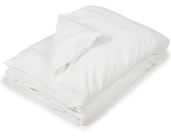 Libeco Linnen Dekbedovertrek - Madison - White - 200x200cm