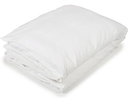 Libeco Linnen Dekbedovertrek - Madison - White - 224x234cm