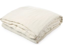 Libeco Linnen Dekbedovertrek - Madison - White sand - 200x210cm