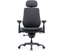 LiberNovo Maxis Electric dynamische ergonomische stoel, zitdiepte 52 cm, stof, grafiet