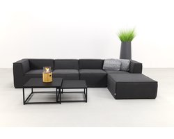 Liberty/Royalty Sunbrella loungeset met hocker - Sooty - 7-delig