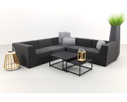 Liberty/Royalty Sunbrella loungeset - Sooty - 7-delig OP=OP