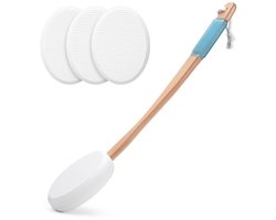 Lichaamsborstel Set - Rugborstel - Badborstel - Rug Scrubber - Huidborstel - Massage - Badborstel rugborstel lange steel - bad & doucheaccesoires - Back Cream Applicator Bodylotion-applicator - Het voelt alsof je gemasseerd wordt