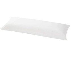 Lichaamskussen Hoes – 100% Perkaal Katoen – 40x145 cm - Wit