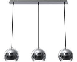 Licht-Erlebnisse - Hayden - Hanglamp - E27 - van - Metaal - in - Chrom