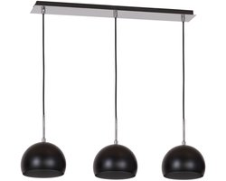 Licht-Erlebnisse - Hayden - Hanglamp - E27 - van - Metaal - in - Zwart