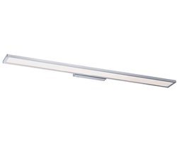 Licht-Erlebnisse - Maible - LED - Wandlamp - IP44 - 4000K - 430lm - van - Metaal - in - Chrom - Wandlamp Badkamer