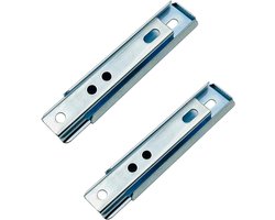 Lichte 120x32mm Rechte Metalen Connectoren Verborgen Hoofdbord Panel In elkaar grijpende Hangers Interlock Beugels Meubels Hout Slaapbank Connector Wandmontage 2 Sets